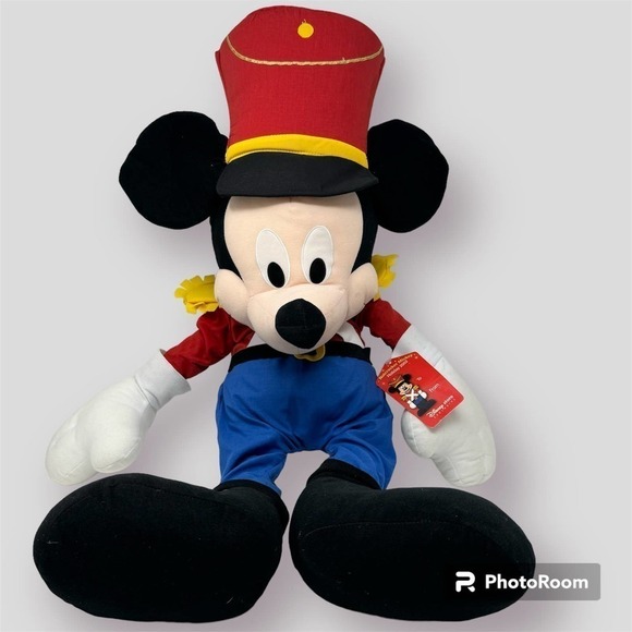 Disney Store Nutcracker Mickey Mouse Holiday 2002 Large 28" Toy Soldier Plush - Picture 1 of 16